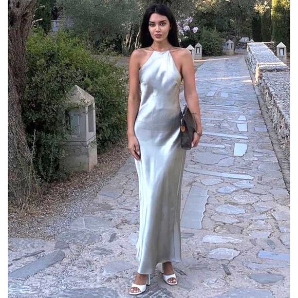 ZARA BLOGGER FAVE!!! Crossback Midi Dress NWT - Picture 14 of 16